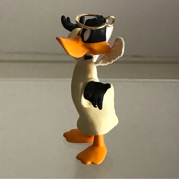 Hallmark 1994 Looney Tunes - Daffy Duck As Angel Christmas Ornament - VTG - Picture 3 of 12